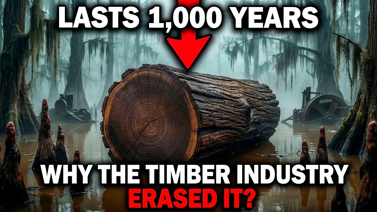 This Wood Lasts 1,000 Years In Swamp Water. 100% Rot-Proof. Why Did The Timber Industry Erase It?