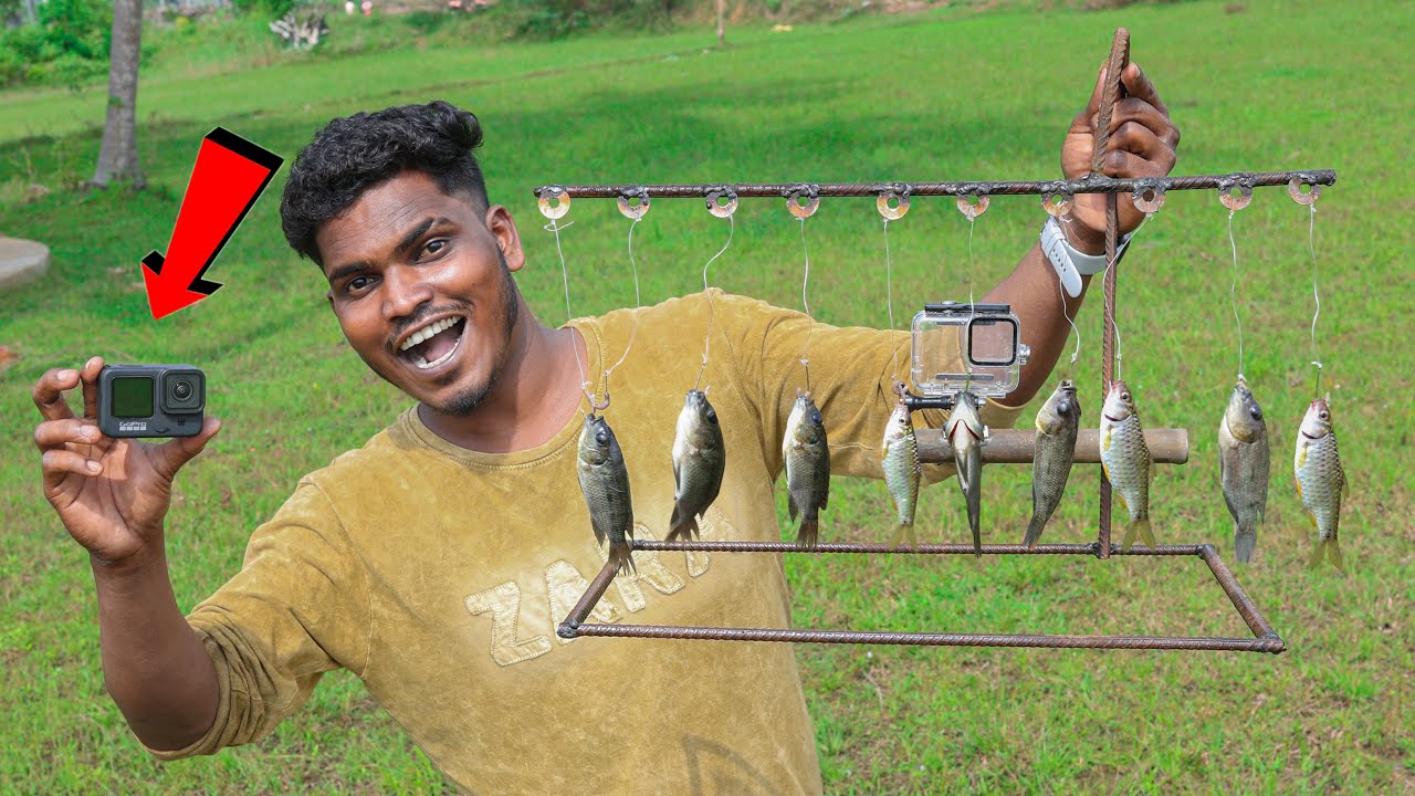 GoPro Inside Fish Trap கேமரா வைத்து மீன் பிடிக்கலாம் … #mrsuncity