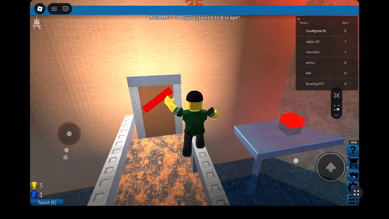 Roblox Flood Escape Trying To escape The Flood
