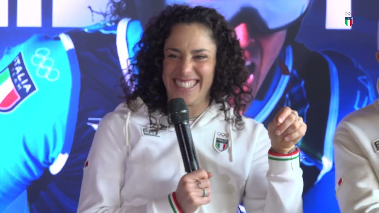 Conferenza stampa di Federica Brignone di questa mattina a casa Italia Cortina