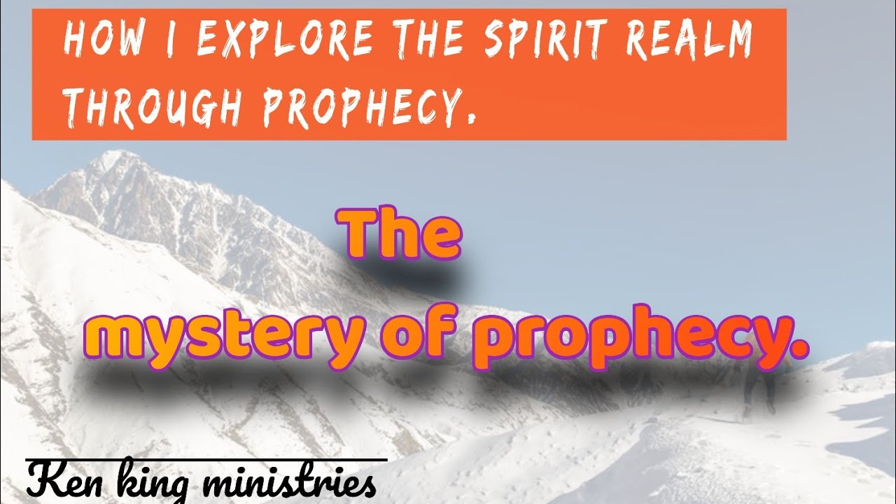 HOW I BEGAN TO PROPHESY - Ken king ministries.   