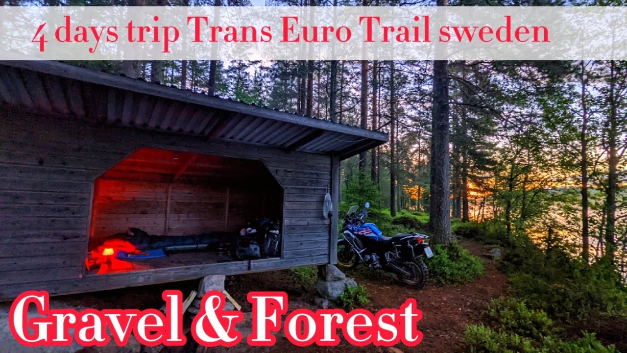 Gravel & Forest Motorcycle Camp TET Sweden Section 3 Trans Euro Trail