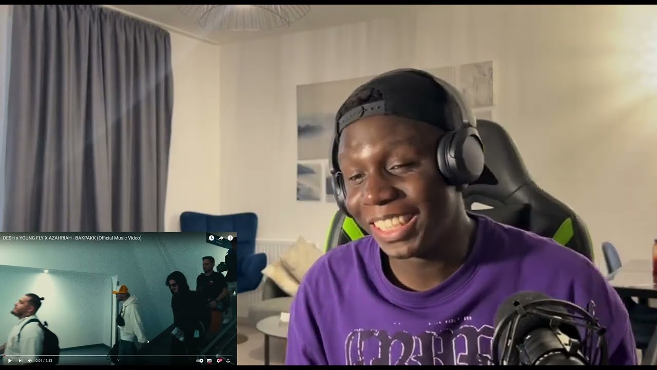 DESH x YOUNG FLY X AZAHRIAH - BAKPAKK Official Video Reaction!!
