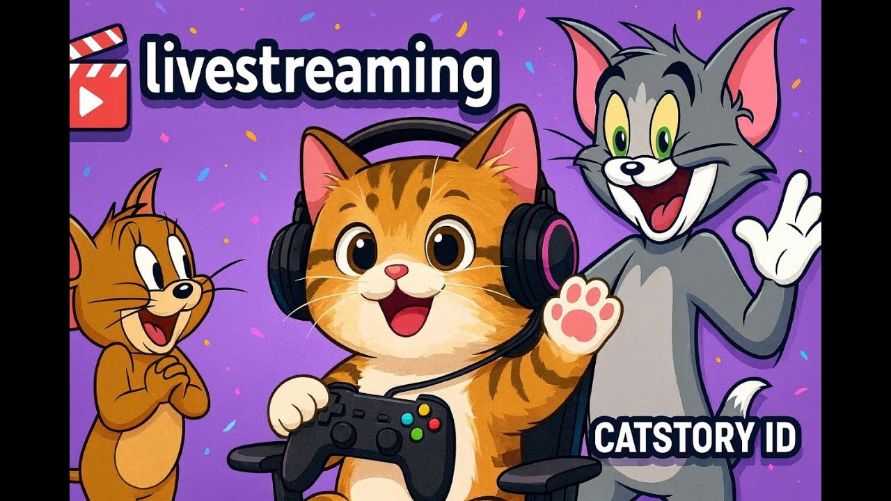 Tom & Jerry PS1 Live – Who Wins? Tom or Jerry? Live Stream CATSTORY ID