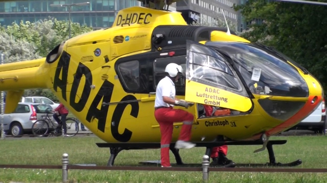 Airbus H135/EC-135 ADAC Helicopter Arrivals & Departures!