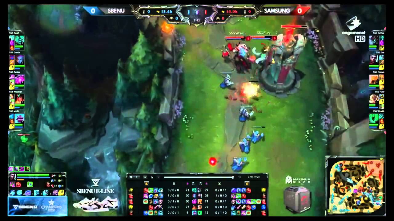 SBENU Sonicboom vs Samsung Galaxy Game 1   League Of Legends   LCK Summer 2015 W8D2