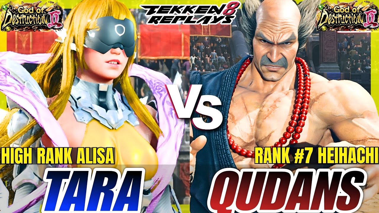 Tekken 8 - Tara (Alisa) vs Qudans (Heihachi) - High Level Ranked Match Replay