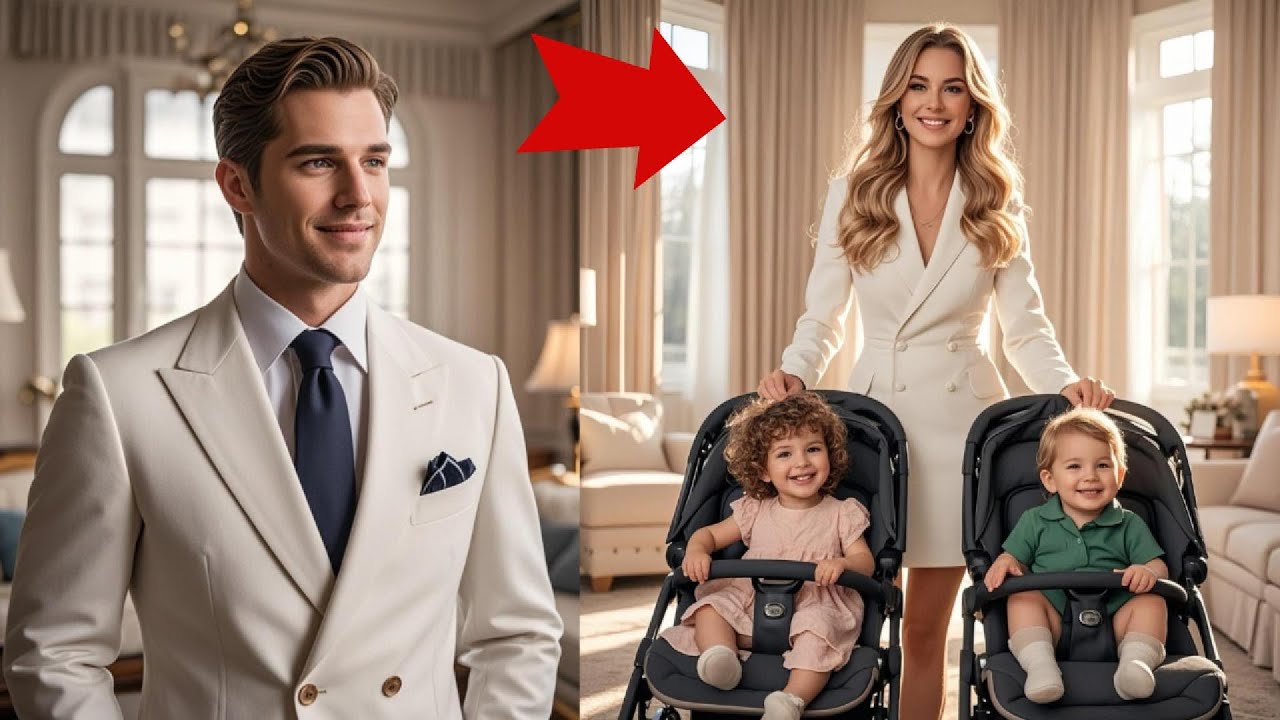 Гнев миллионера утих, когда вошла его бывшая... но она появилась вместе с детьми-близнецами