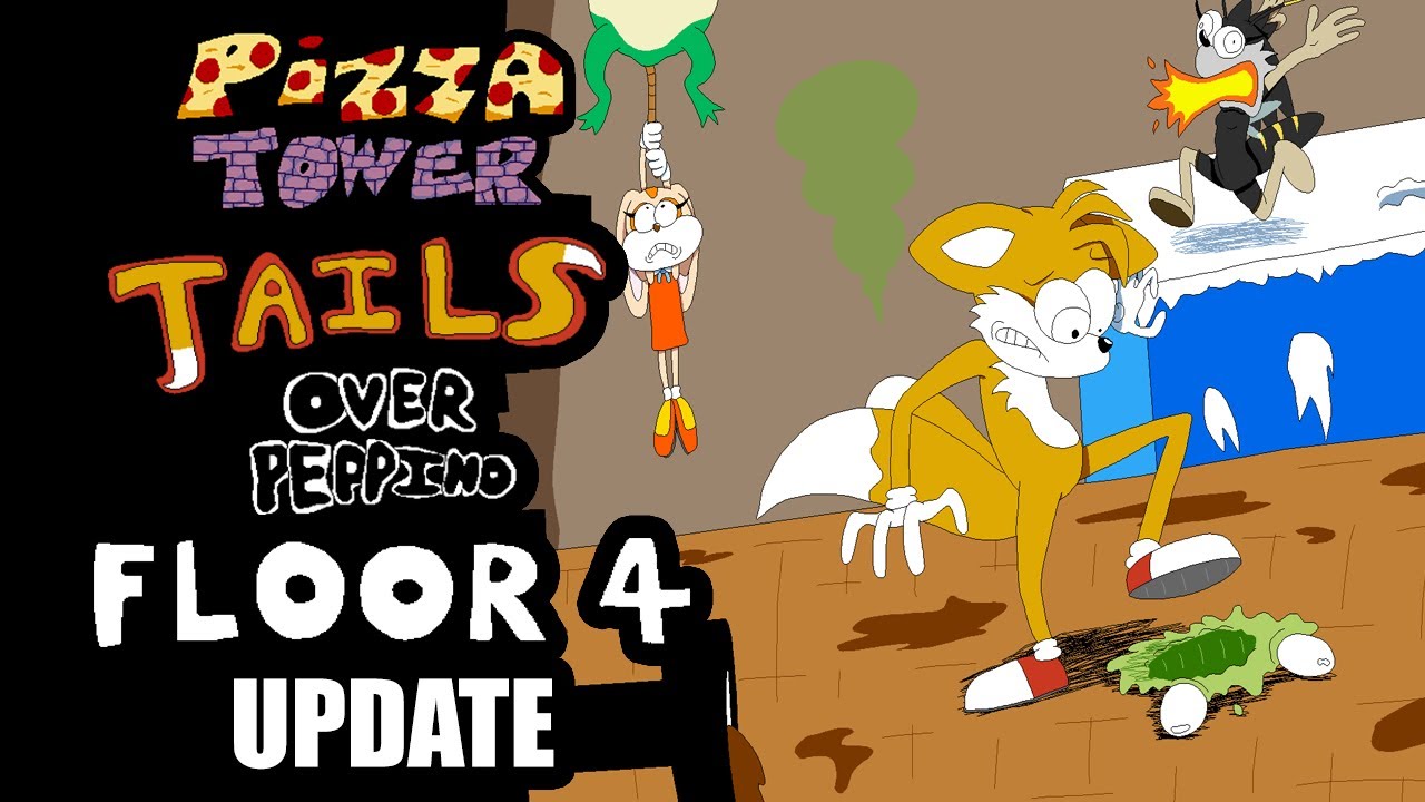 Pizza Tower — Custom Tails over Peppino — Обновление 4 этажа