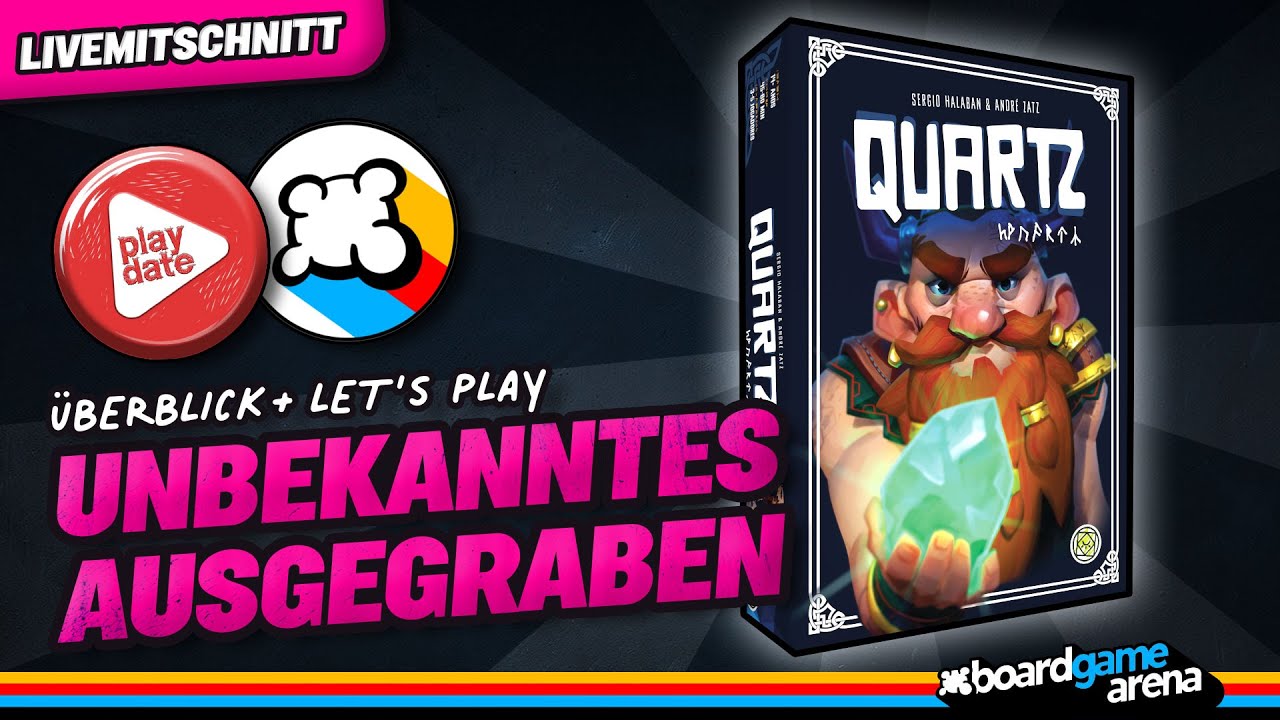 QUARTZ - THE DICE GAME - Brettspiel - Regeln & Let's Play - Board Game Arena