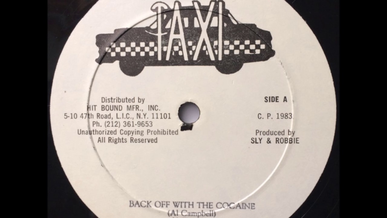 Al Campbell With Sly & Robbie - Back Off With The Cocaine + Dub - 12