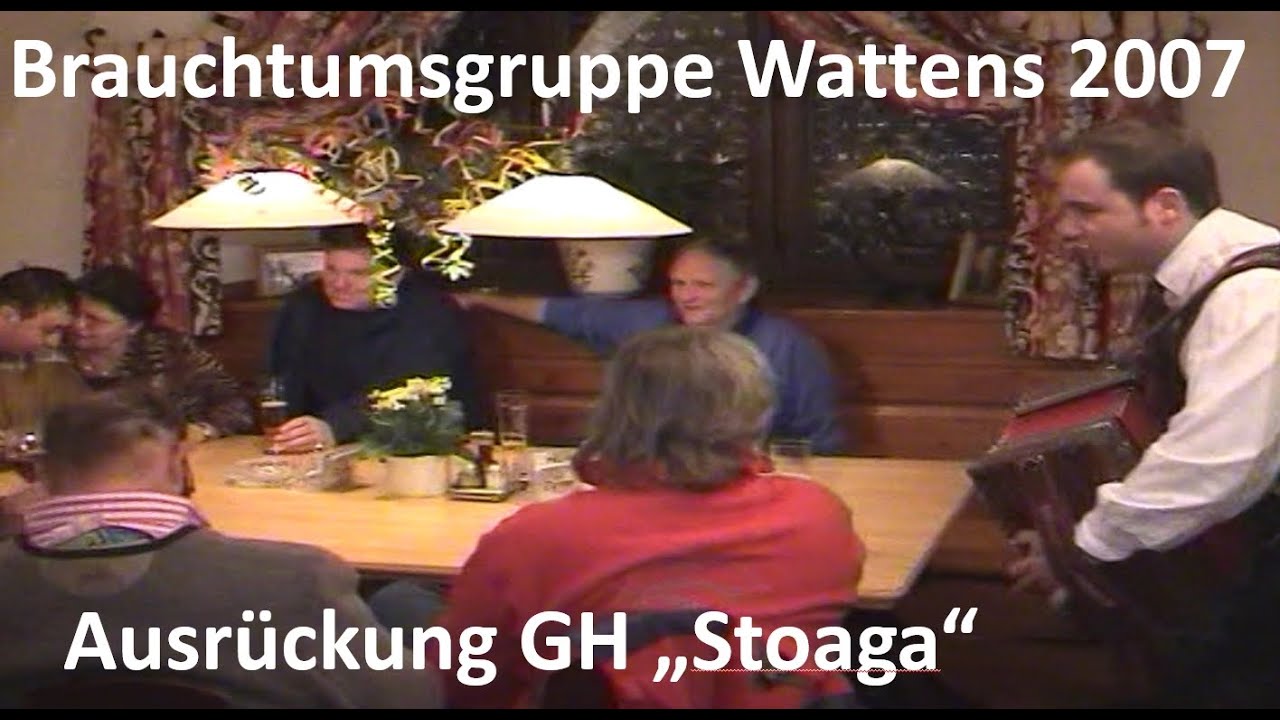 Brauchtumsgruppe Wattens Mullen beim GH Stoaga 2007