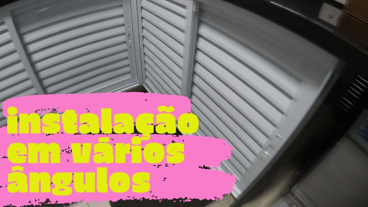 Instalação de abrigo de pia porta  de armário de alumínio