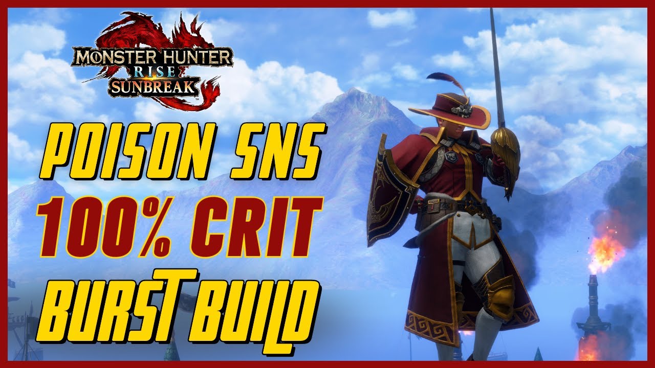 MHRise: Sunbreak - 100% Affinity Poison Sword & Shield Build (Ver12.0) - Chameleos Blessing