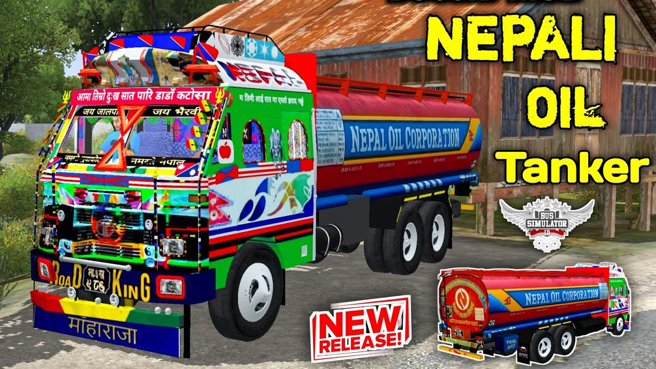 How to Ad NEPALI TRUCK Mod in Bus Simulator Indonesia | Nepali Oil Tanker Mod Bussid 😍 |