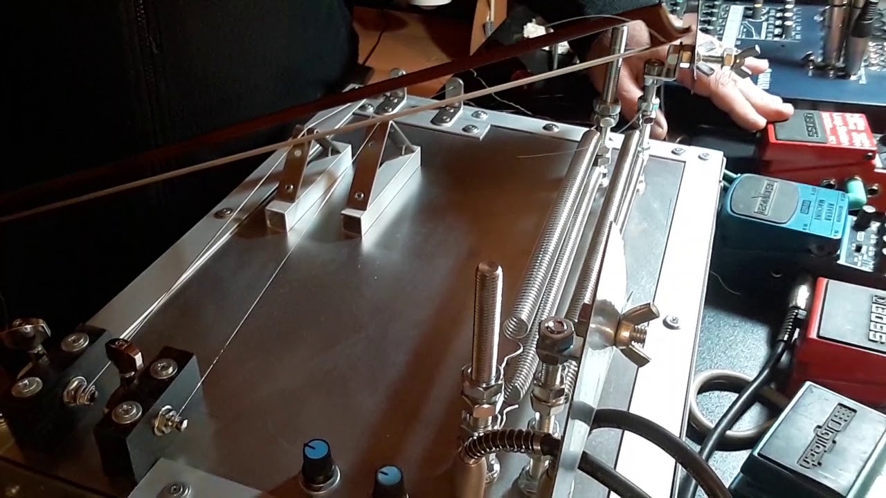 Sound Table  test . - Handmade Instruments by Massimo Olla