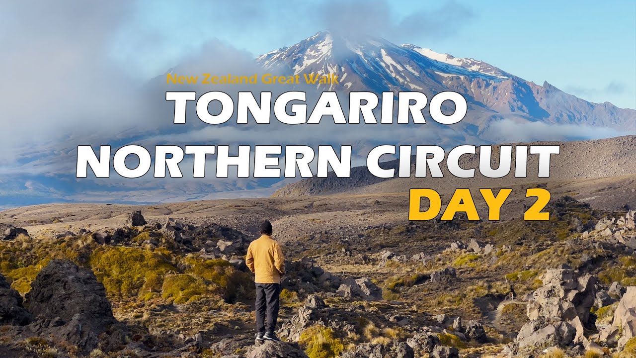 Stunning Day 2: Tongariro Northern Circuit Hike (Waihohonu Hut to Oturere Hut)