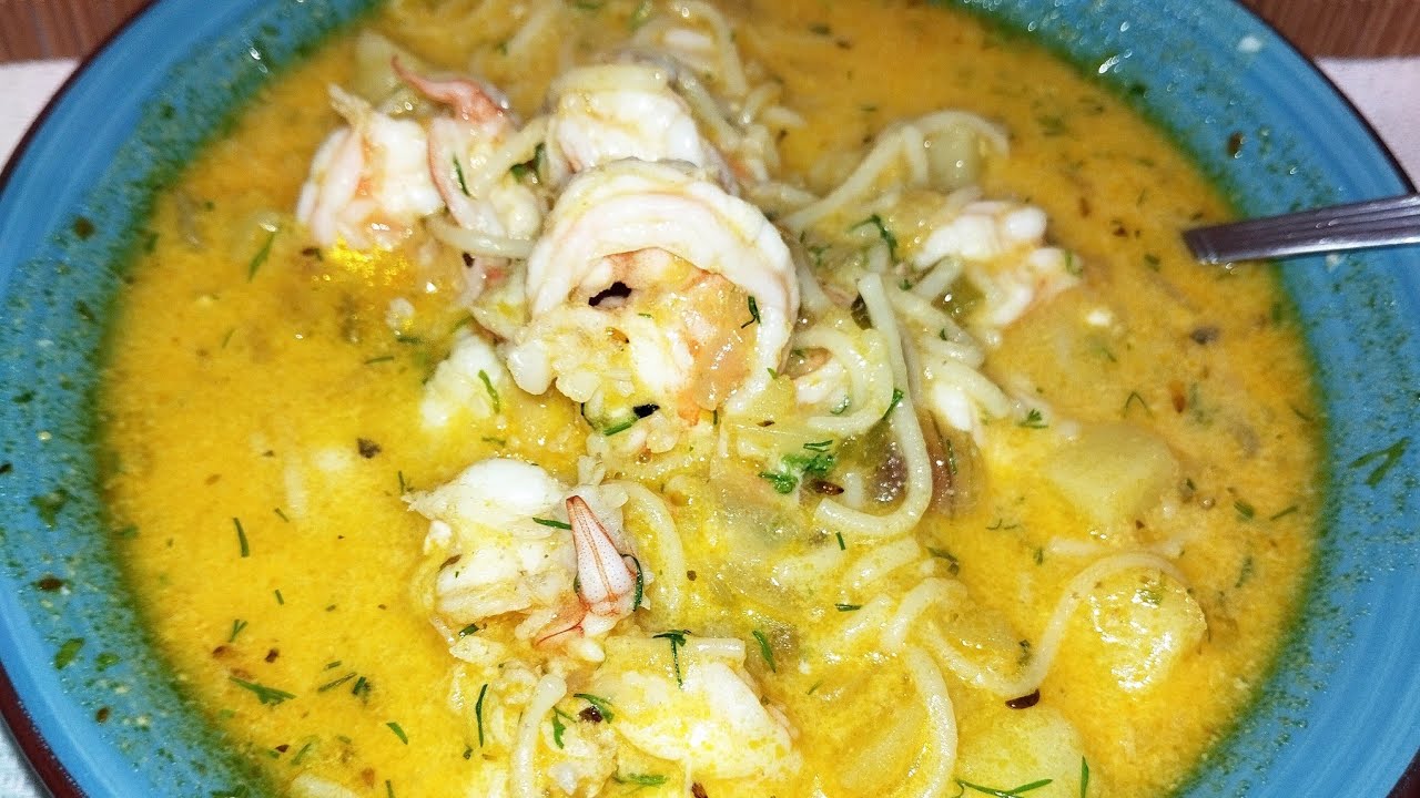 La sopa de camarón y fideos más fácil que vas a probar 