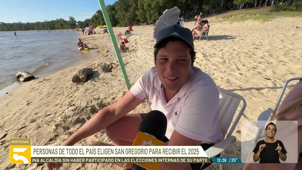 Muchos uruguayos decidieron pasar fin de año en San Gregorio de Polanco