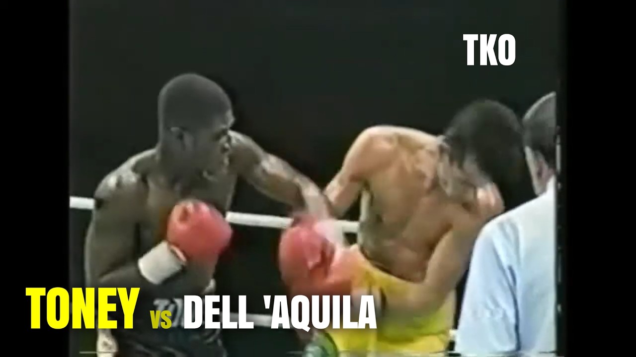 James Toney vs Francesco Dell'Aquila (1991) | IBF World Middleweight TKO Highlights