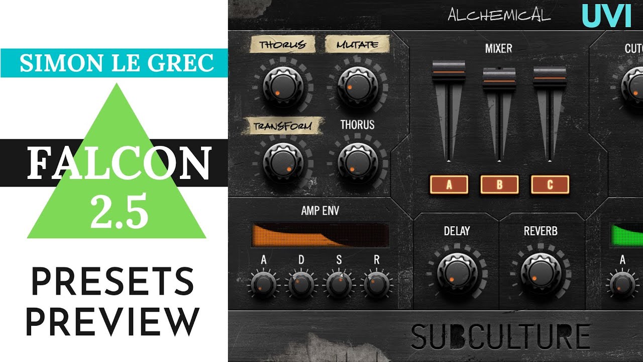 UVI Falcon 2.5 | Subculture | Presets Preview (No Talking)