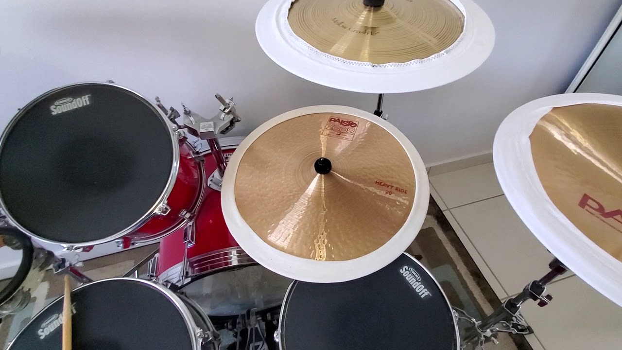 DIY - Cymbal / Drum Mutes - Simple, cheap, effective!