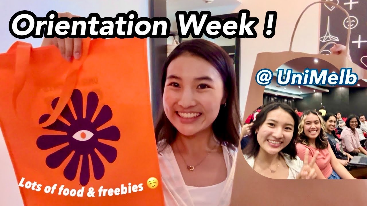 Orientation Week at the University of Melbourne II making friends, getting freebies, having fun!