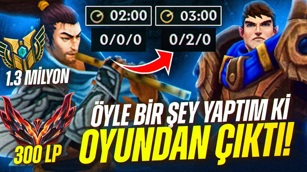 KARŞIMA GELEN 1.3 MİLYON YASUOYA ÖYLE BİR ŞEY YAPTIM Kİ QUİT ATTI!! | Garen For Win