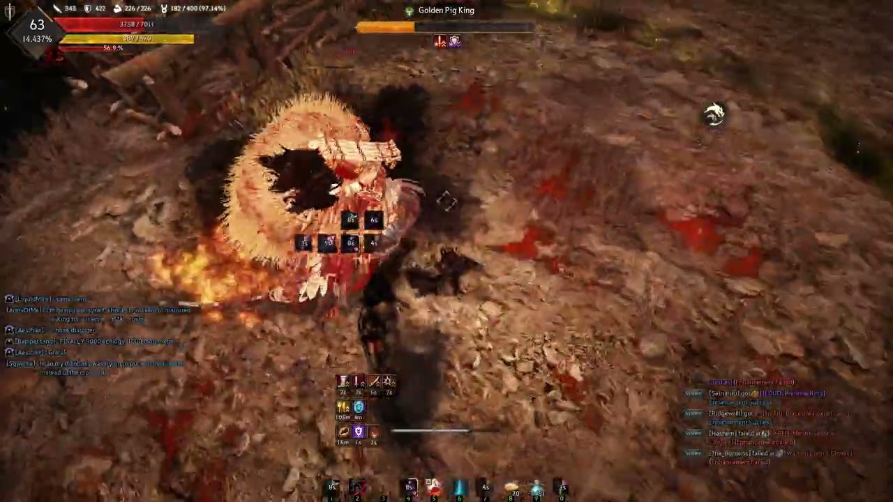 Black Desert Online Boss Blitz 761 gs Awakening Ninja Golden Pig King Calamity 6