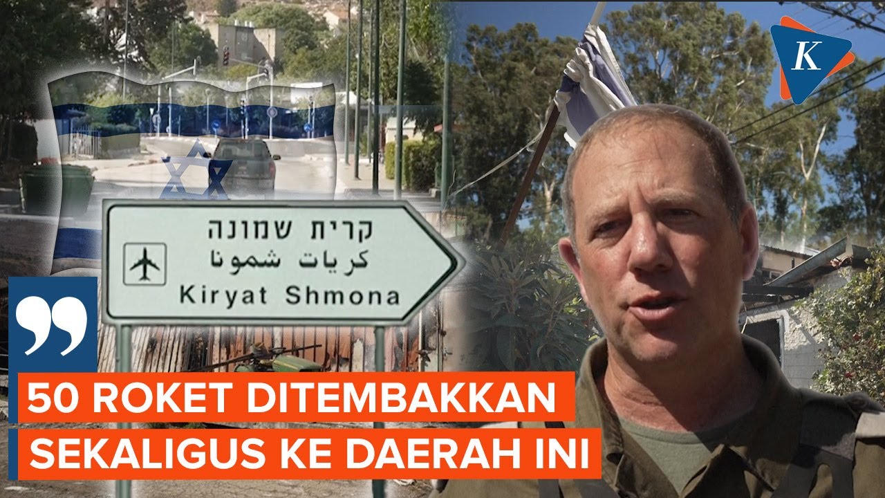 Jadi Sasaran 50 Roket Hizbullah, Begini Potret Kiryat Shmona yang Ditinggalkan Warga Israel