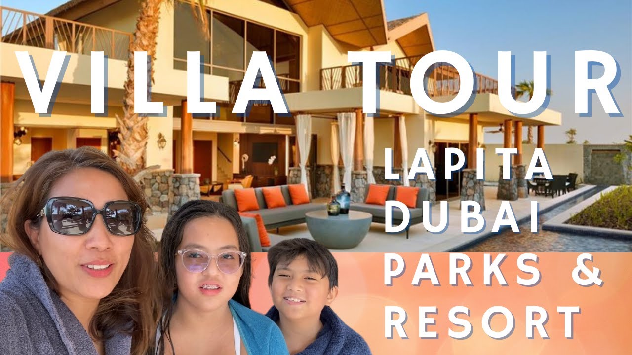 LAPITA HOTEL Dubai Parks and Resort Family Staycation | Villa Room Tour
