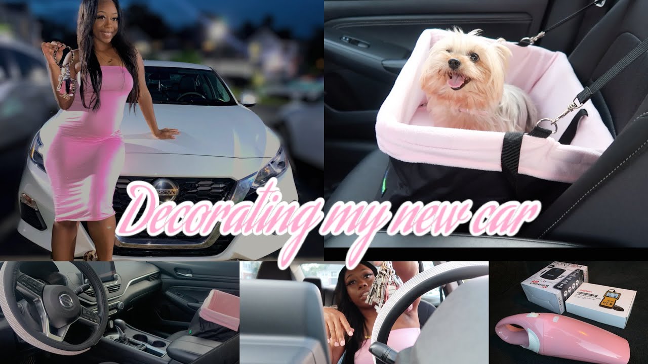 DECORATE MY NEW CAR WITH ME + CAR TOUR | 2020 NISSAN ALTIMA