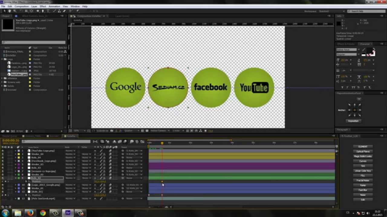 CZTUTORIÁL - After Effects 179 - Infografická animace část 1.