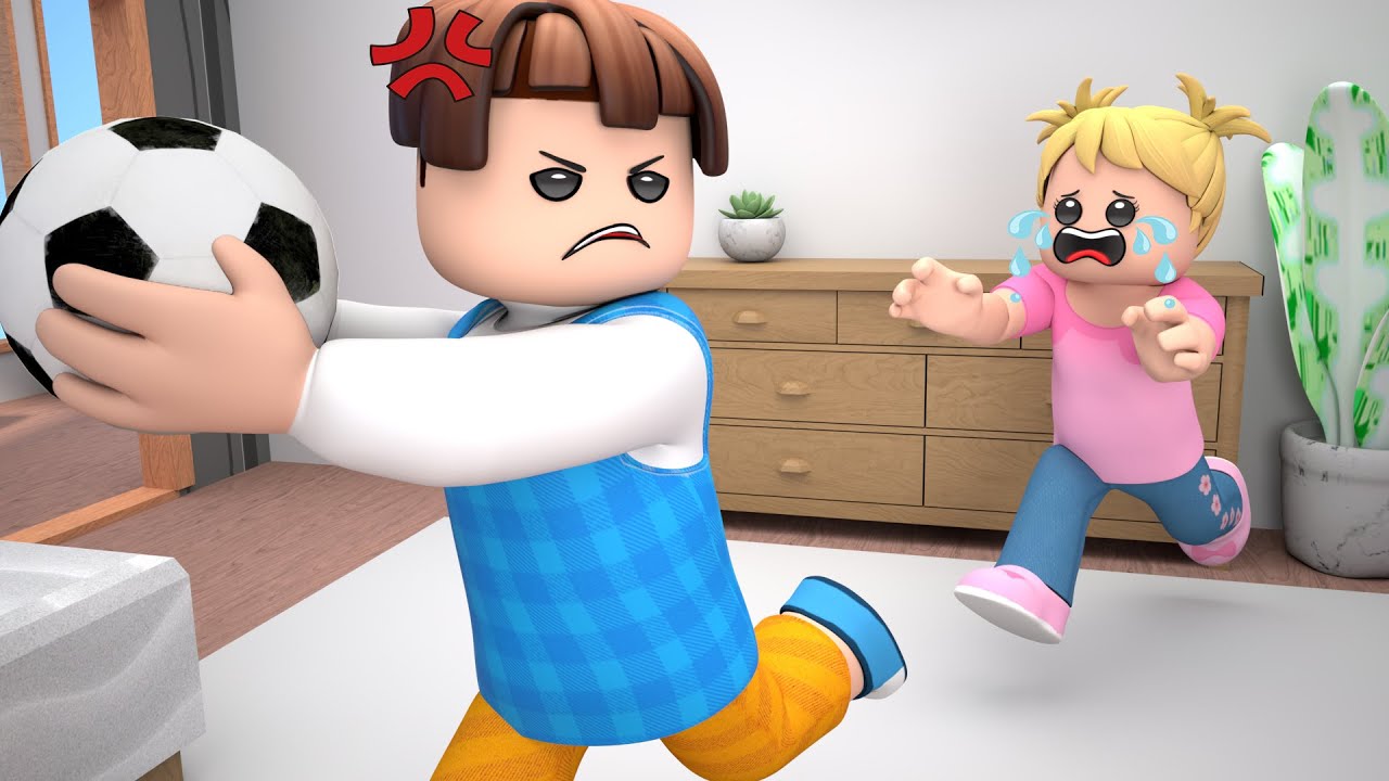 ROBLOX Brookhaven 🏡RP : The Bacon Hair Hates Little Sister Part 3 -  Roblox Master