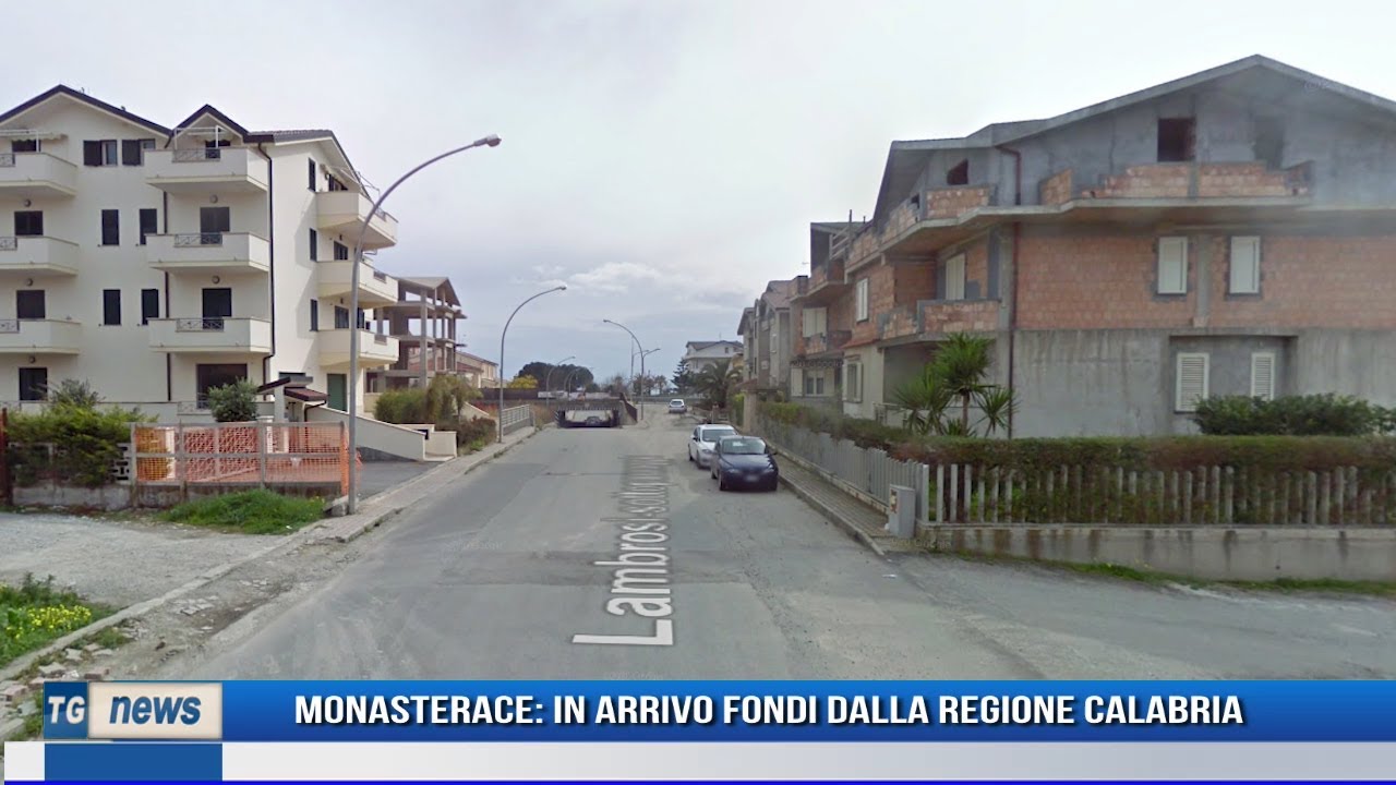 MONASTERACE: IN ARRIVO FONDI DALLA REGIONE CALABRIA | IL VIDEO