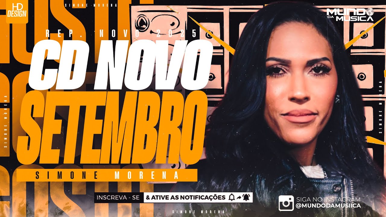SIMONE MORENA - SETEMBRO 2025 ( MÚSICAS NOVAS ) MUNDO DA MUSICA
