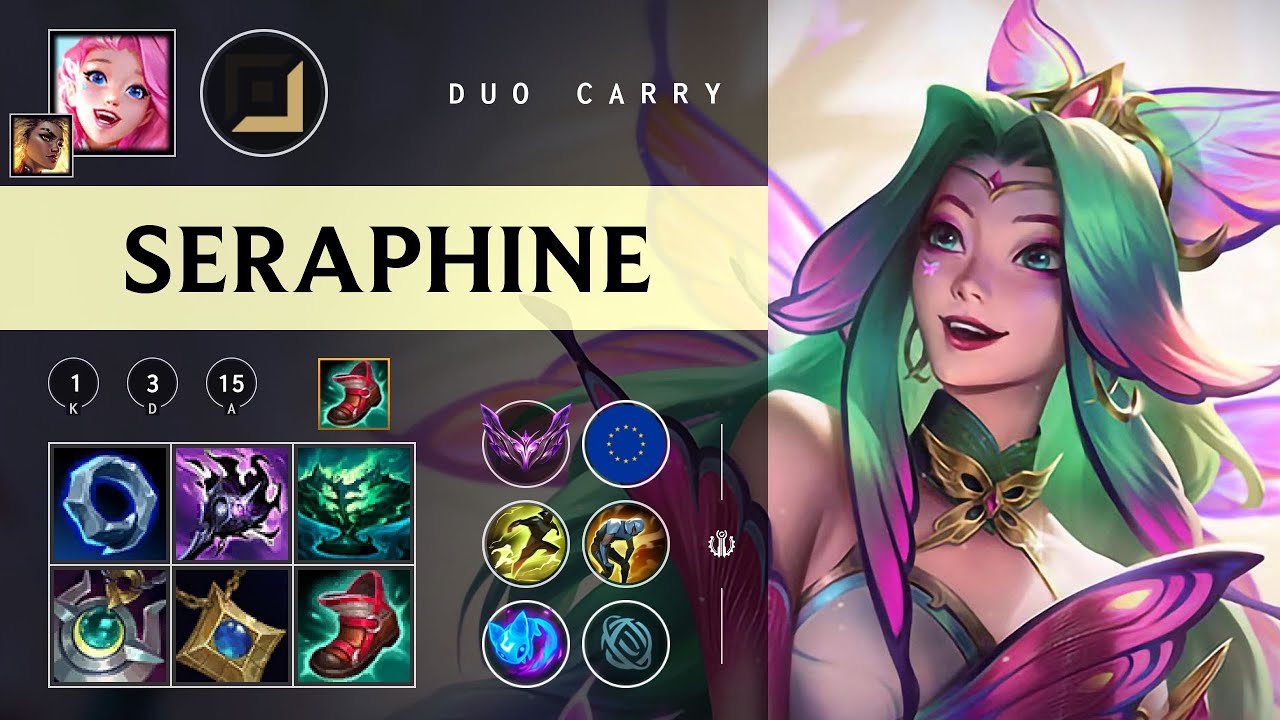 Seraphine Carry vs Aphelios - EUW Master Patch 26.01