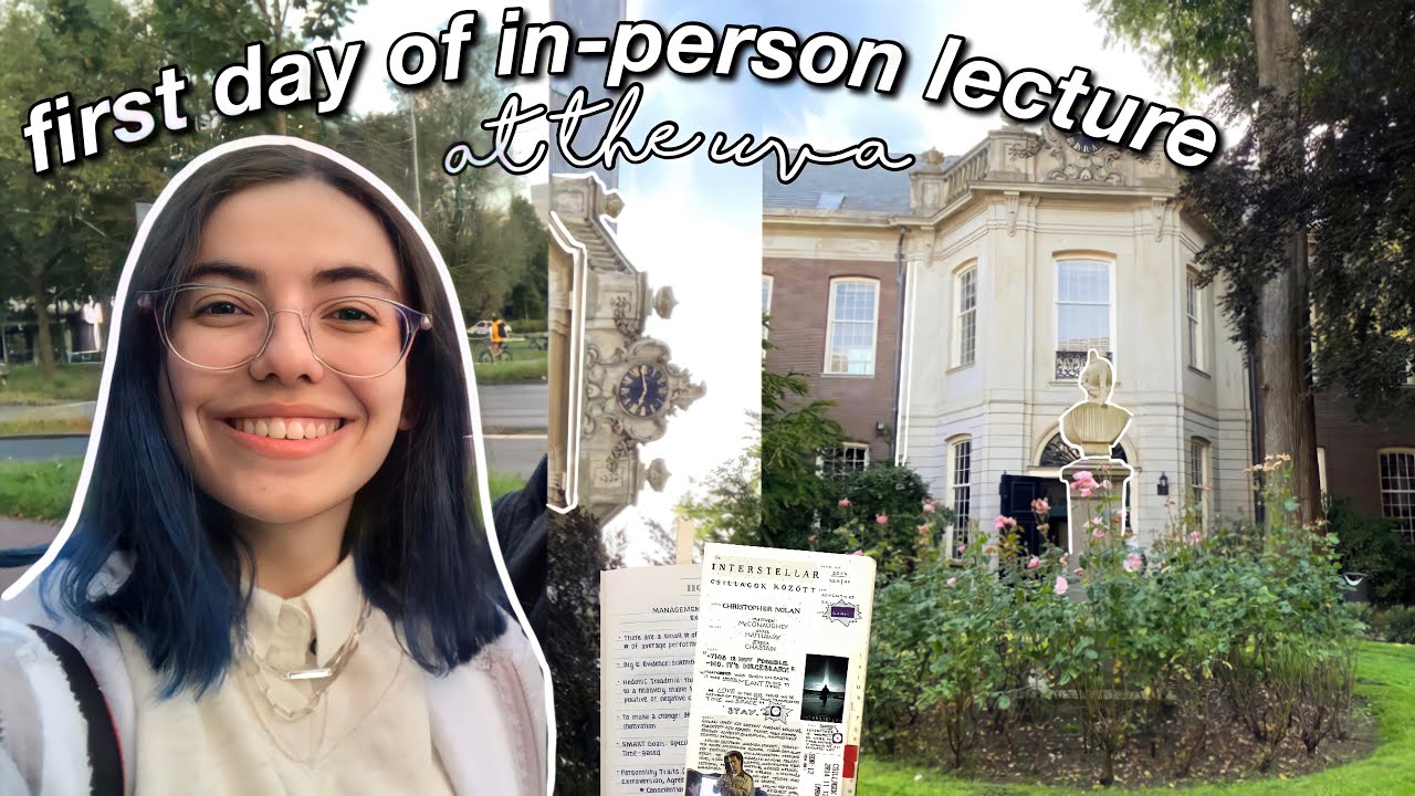 First day of in-person lectures at University of Amsterdam | student diaries