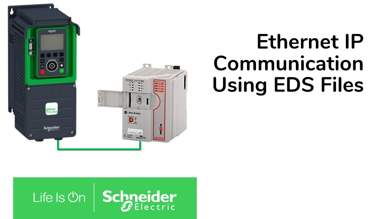 Set Ethernet IP Between Altivar and Allen Bradley PLCs Using EDS Files | Schneider Electric