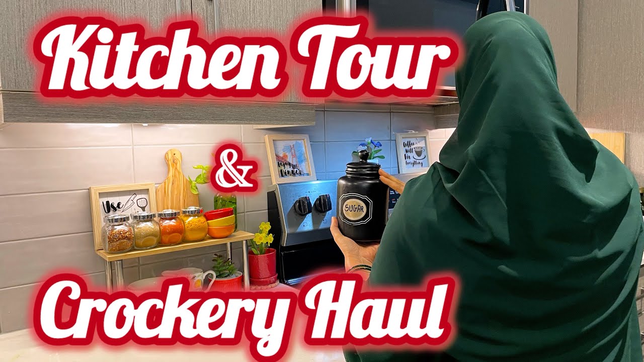 Affordable Kitchen Finds🛍️ | Countertop Organization & Decor✨| My Crockery Collection 💁🏼‍♀️& Hacks