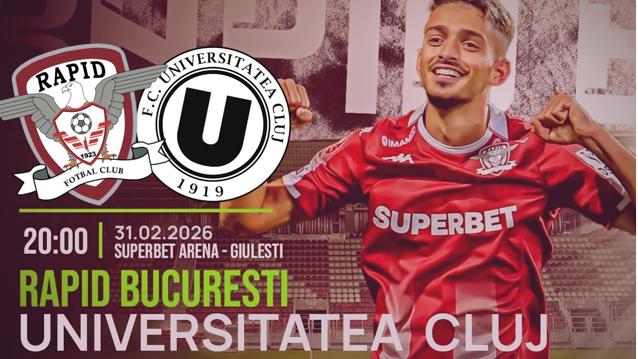 LIVE 🔴 RAPID BUCURESTI - UNIVERSITATEA CLUJ 🔴 #SUPERLIGA  #ROMANIEI   #MECIURILIVEAUDIO