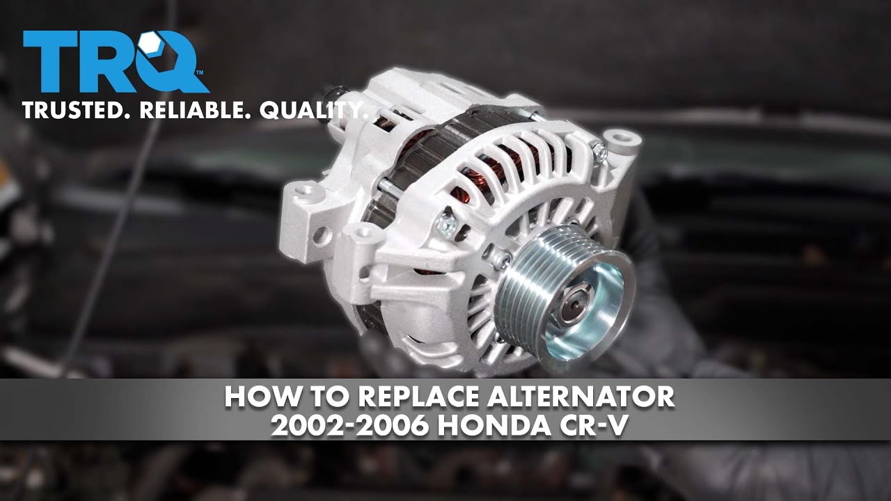 Как заменить генератор на Honda CR-V 2002-2006 годов