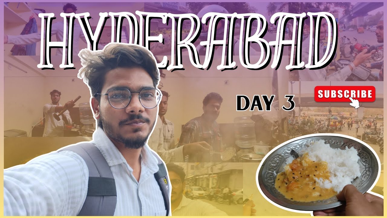 Hyderabad Life Vlog 03 | Institute Morning, Namaz, Bike Repair & Home Cooking