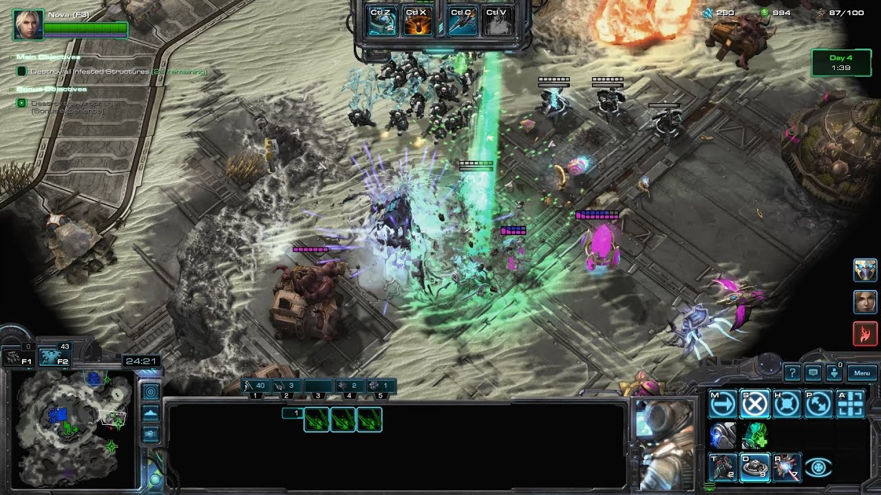 SC2 Co-Op Dead of Night, Nova GamePlay [Prestige : Soldier of Fortune]