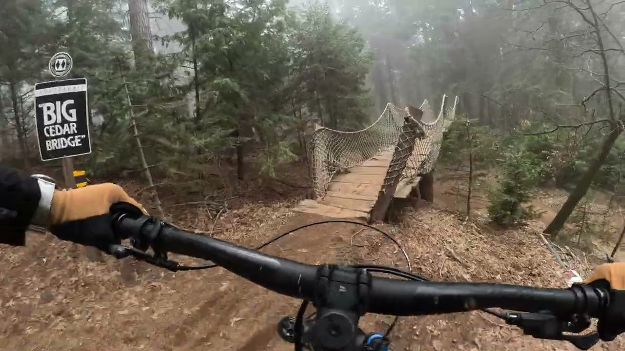 Jump Line Mountain bike trail. Double Black Diamond run @ Sky Park.