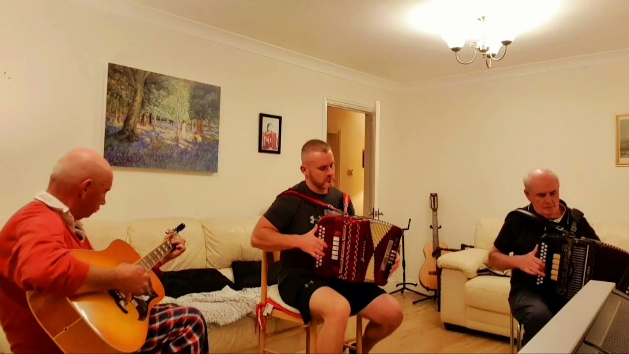 Father Kelly's and Sally Gardens reels Accordion. Crowleys.