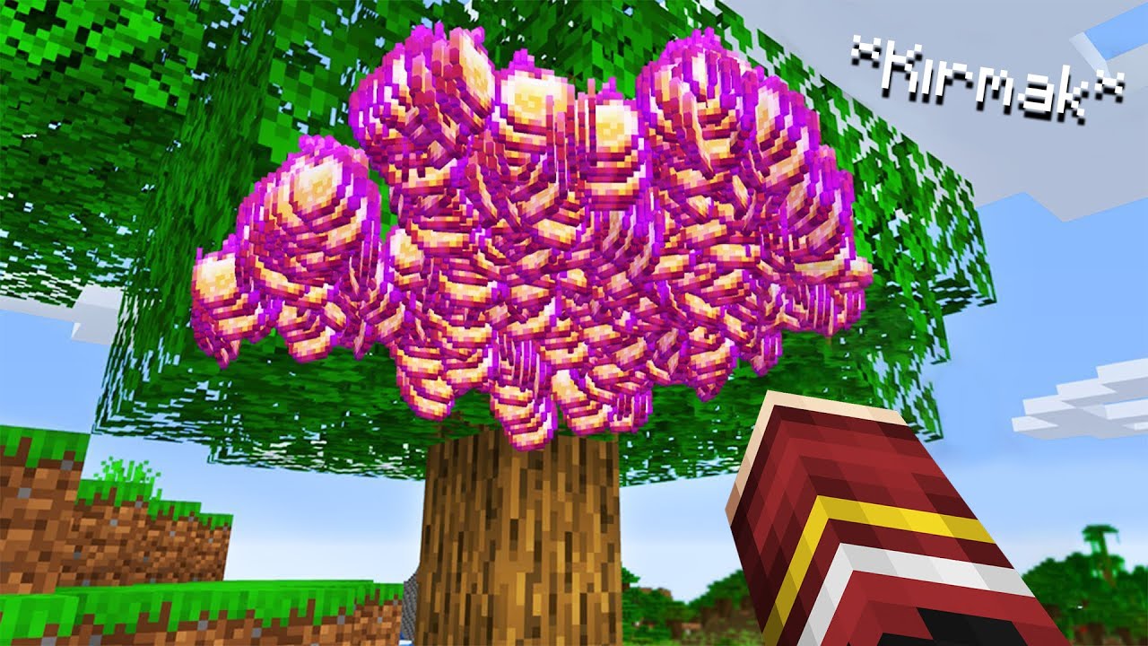 Minecraft ama BLOK KIRDIĞIMDA RASTGELE EŞYA DÜŞÜYOR!