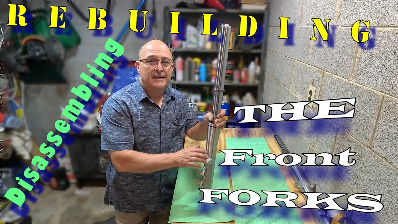 How Easy it is to Rebuild the front Forks. Part 1(Disassembling)