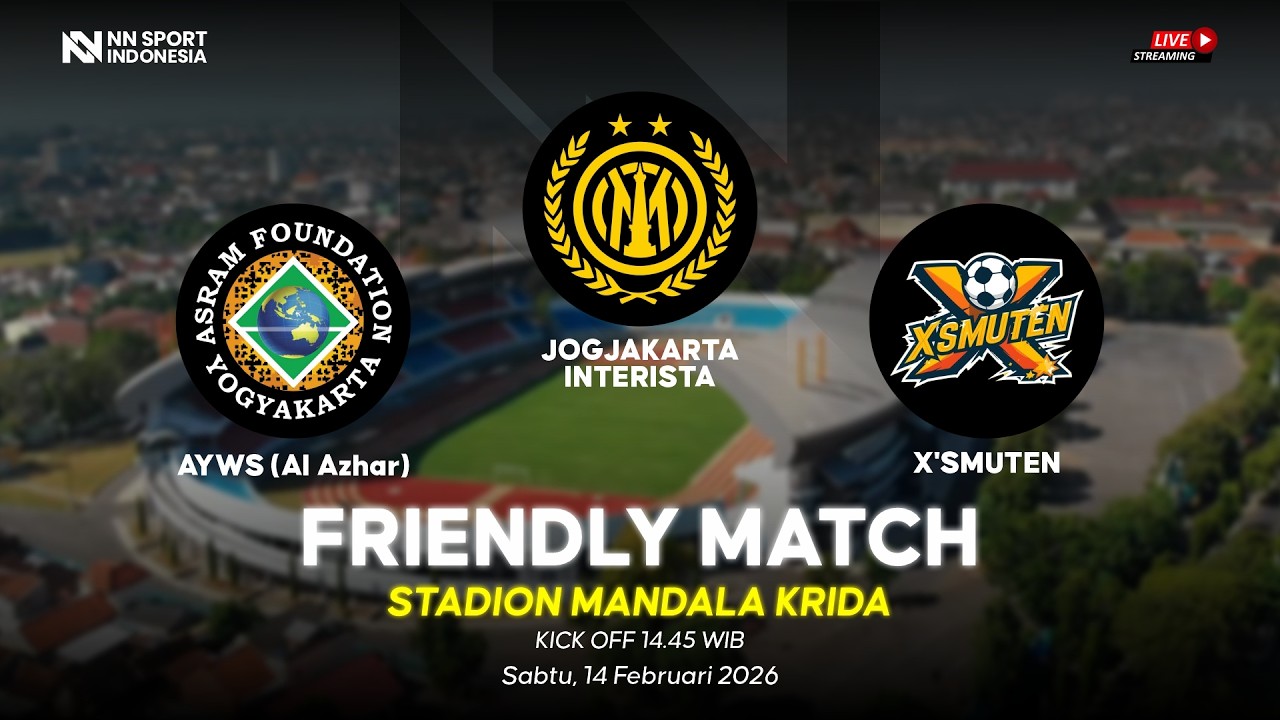 LIVE FRIENDLY MATCH - INTER x AL AZHAR x SMUTEN | SABTU, 14 FEB 2026