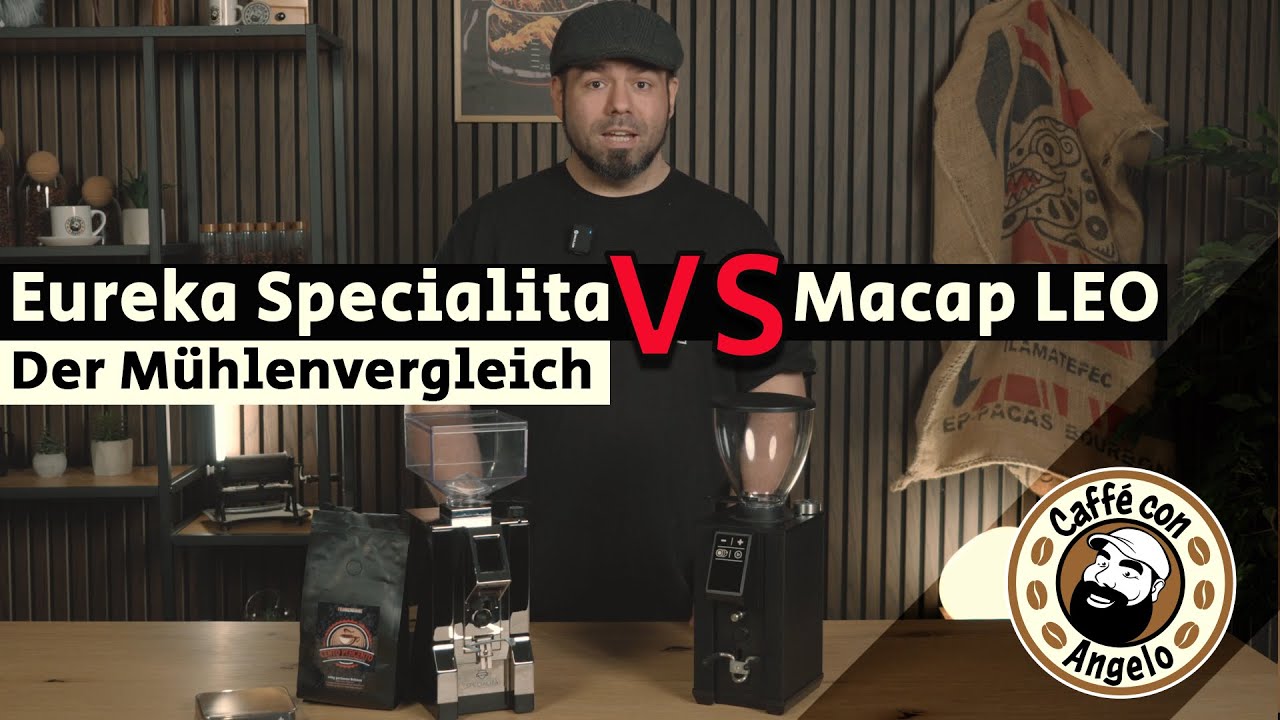 Eureka Specialita VS Macap Leo Essential 55 - der Vergleich der kompakten Mühlen-Giganten
